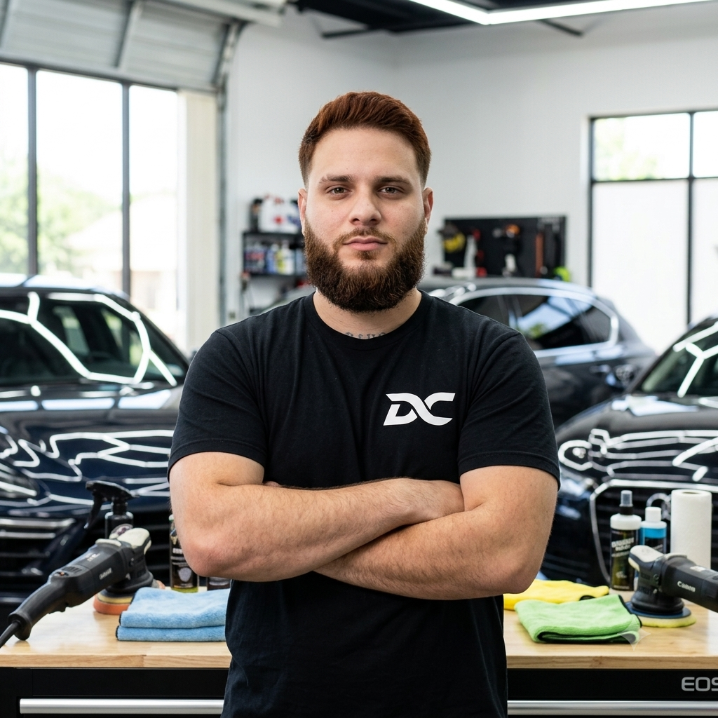 Reny Camacaro — professional detailer and founder of DC Mobile Auto Detailing