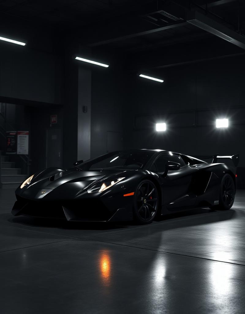 An Aventador, returned to factory shine.